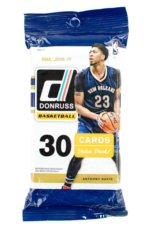 2016-17 Panini Donruss NBA Basketball cards - Cello/Fat/Value Pack