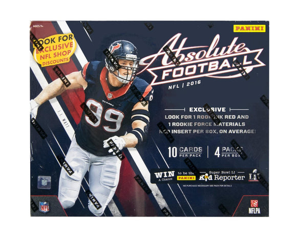 2016 Panini Absolute NFL Football cards - Mega Box