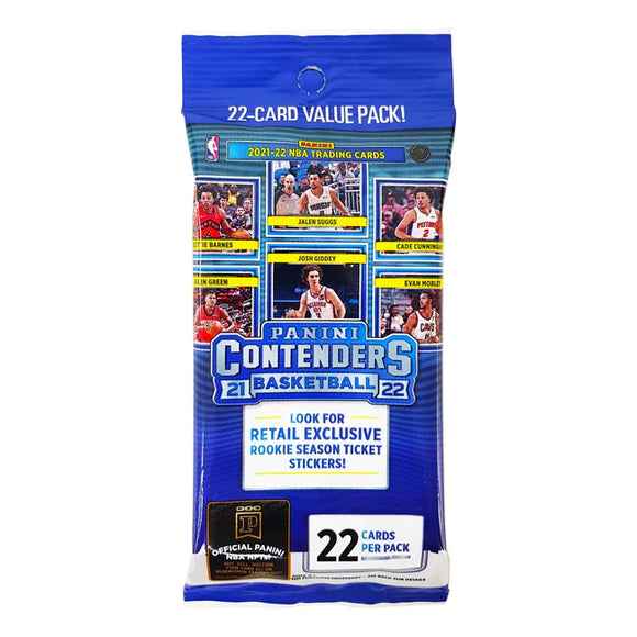 2021-22 Panini Contenders NBA Basketball cards - Cello/Fat/Value Pack