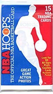 1989-90 NBA Hoops NBA Basketball - Hobby Pack