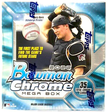 2022 Topps Bowman Chrome MLB Baseball - Mega Box