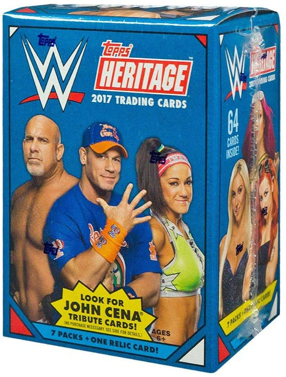 2017 Topps WWE Heritage Wrestling cards - Blaster Box