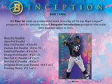 2021 Topps Bowman Inception MLB Baseball cards - Hobby Box