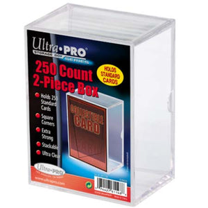 Ultra Pro 2-Piece Plastic Trading Card Case 250ct