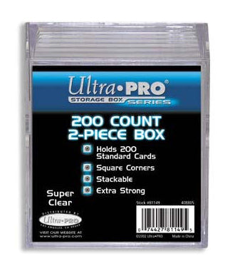 Ultra Pro 2-Piece Plastic Trading Card Case 200ct