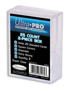 Ultra Pro 2-Piece Plastic Trading Card Case 25ct (2-pack)