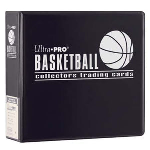 Ultra Pro 3" Album Binder, 3-ring, Black, Basketball