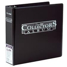 Ultra Pro 3" Album Binder, 3-ring, Black, Collectors