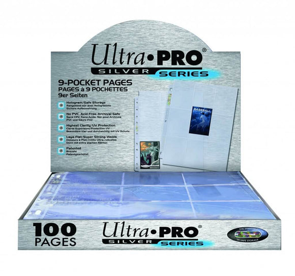Ultra Pro Silver 9-Pocket Pages (100ct)