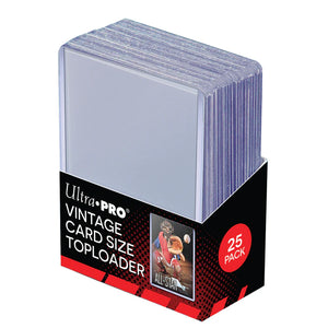 Ultra Pro 2 5/8" x 3 3/4" Vintage Card Size Toploaders (25ct)
