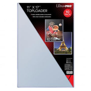 Ultra Pro 11"x17" Toploader (10ct)