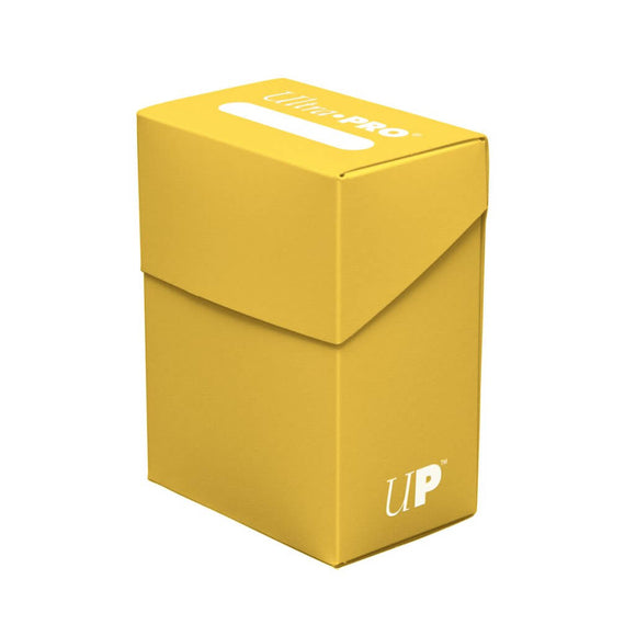 Ultra Pro Deck Box (80ct) - Yellow