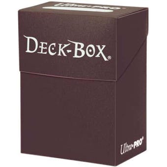 Ultra Pro Deck Box (80ct) - Brown