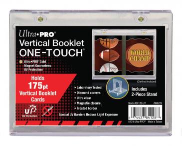 Ultra Pro ONE-TOUCH Magnetic Card Holder Vertical Booklet (175pt)