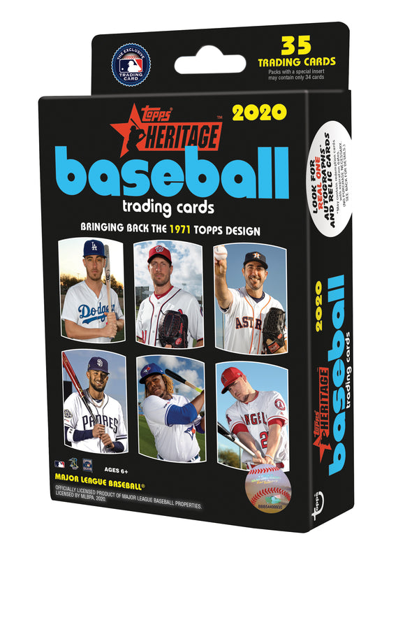 2020 Topps Heritage MLB Baseball - Hanger Box (Walmart Exclusive)