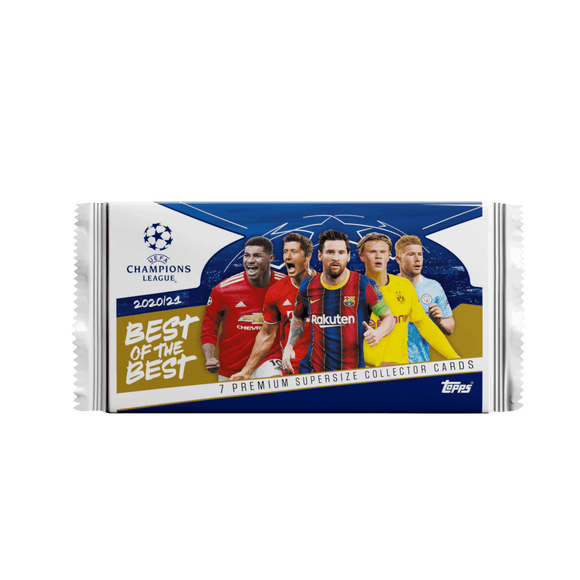 2020-21 Topps UEFA Champion's League UCL Soccer Best of the Best - Retail Pack
