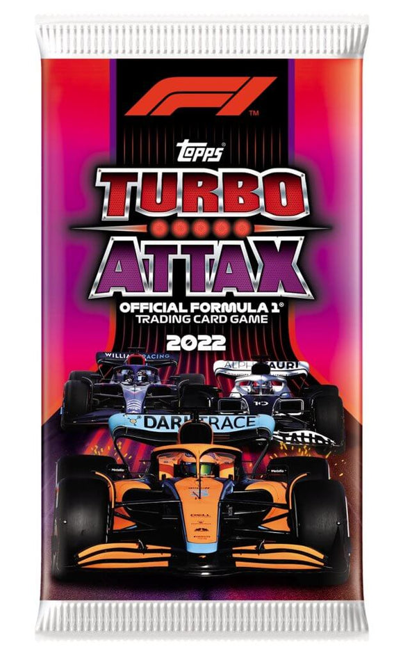 2022 Topps Turbo Attax Formula 1 (F1) Racing cards - Booster Pack