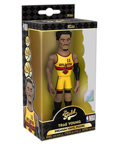 Funko 5" Gold Premium Vinyl Figure - NBA - Trae Young (limited chase edition)