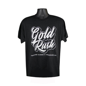 Gold Rush Logo T-Shirt - Black w/ White Logo