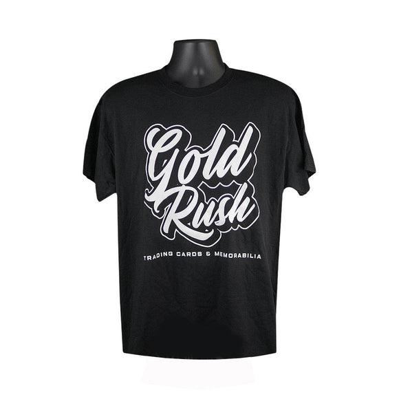 Gold Rush Logo T-Shirt - Black w/ White Logo
