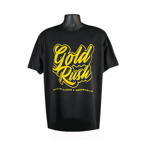 Gold Rush Logo T-Shirt - Black w/ Yellow Logo