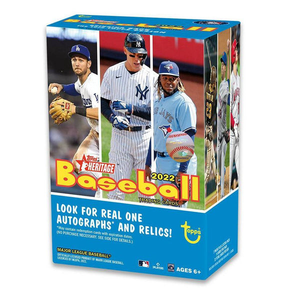 2022 Topps Heritage MLB Baseball cards - Blaster Box