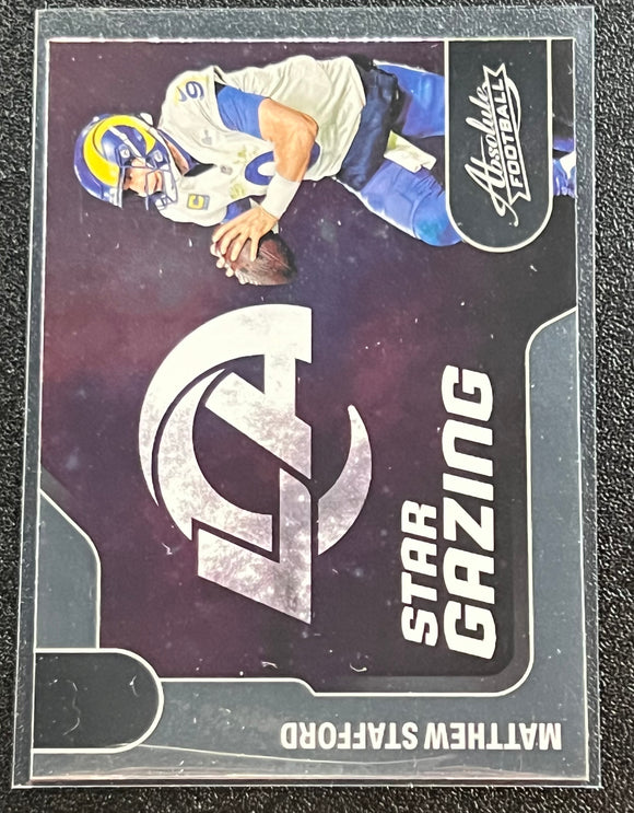 Matthew Stafford - 2022 Panini Absolute Football STAR GAZING #SG-8