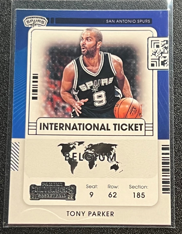 Tony Parker - 2021-22 Panini Contenders Basketball INTERNATIONAL TICKET #2