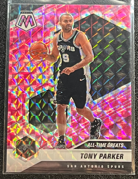 Tony Parker - 2020-21 Panini Mosaic Basketball PINK CAMO #289