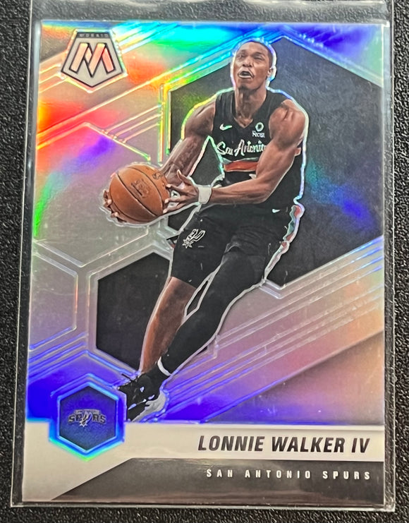 Lonnie Walker IV - 2020-21 Panini Mosaic Basketball SILVER #79
