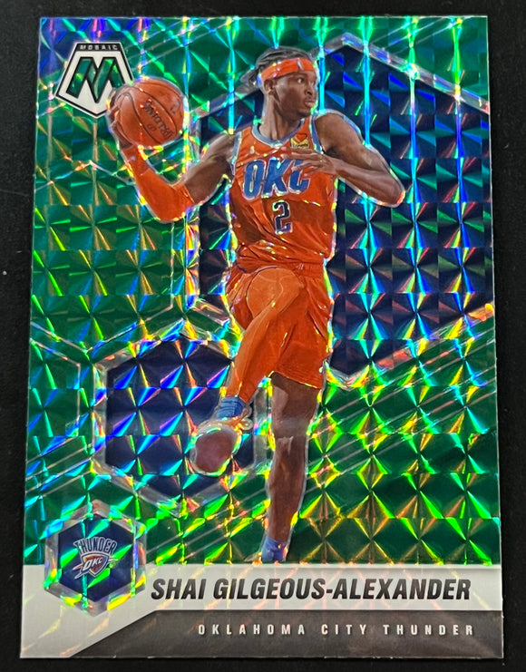 Shai Gilgeous-Alexander - 2020-21 Panini Mosaic Basketball GREEN #103