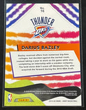 Darius Bazley  - 2019-20 Panini Hoops Basketball WE GOT NEXT #16