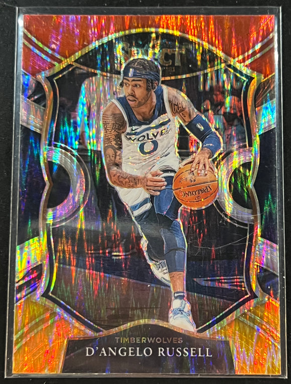 D'Angelo Russell - 2020-21 Panini Select Basketball CONCOURSE FLASH PRIZM #18