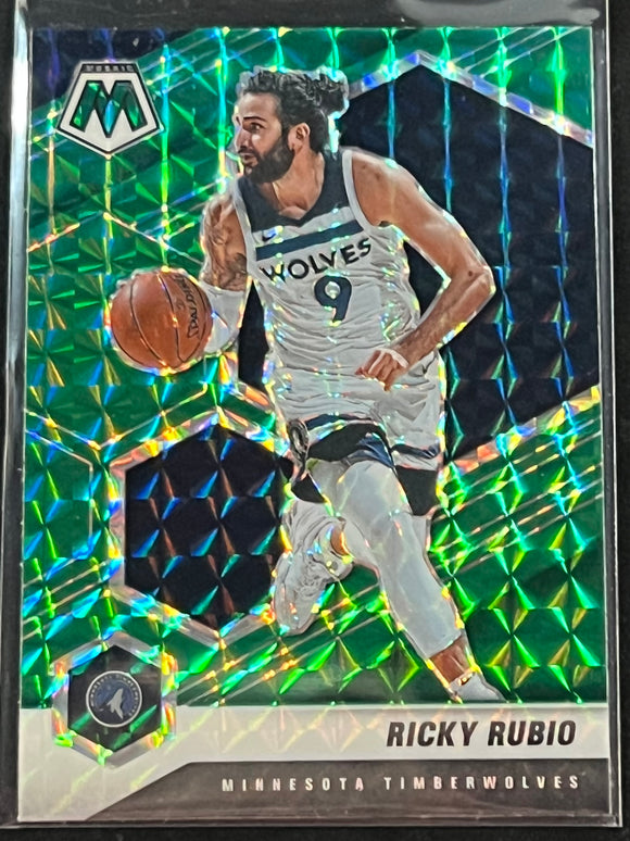Ricky Rubio - 2020-21 Panini Mosaic Basketball GREEN #71