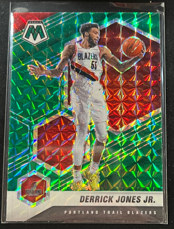 Derrick Jones JR - 2020-21 Panini Mosaic Basketball GREEN #31