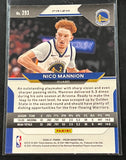Nico Mannion RC  - 2020-21 Panini Prizm Basketball RED WAVE #293