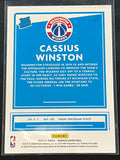 Cassius Winston RC  - 2020-21 Panini Donruss Basketball RATED ROOKIE SILVER MOJO #249