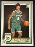 MarJon Beauchamp RC - 2021-22 Panini Hoops Basketball #254