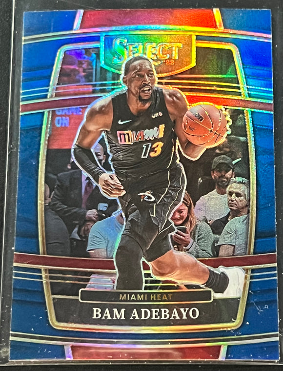 Bam Adebayo - 2021-22 Panini Select Basketball CONCOURSE BLUE #59