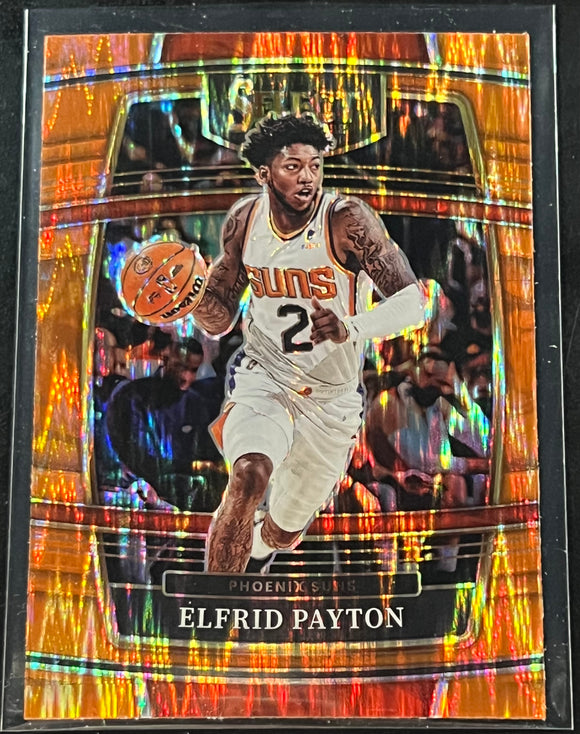 Elfrid Payton - 2021-22 Panini Select Basketball CONCOURSE ORANGE FLASH #93