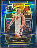 Luka Garza RC - 2021-22 Panini Select Basketball CONCOURSE BLUE PRIZM #22