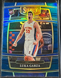 Luke Garza RC - 2021-22 Panini Select Basketball CONCOURSE BLUE #22