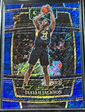 Isaiah Jackson RC - 2021-22 Panini Select Basketball CONCOURSE BLUE SHIMMER #55