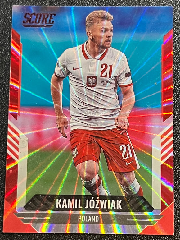 Kamil Jozwiak - 2021-22 Panini Score Soccer RED LASER #57