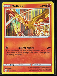 Moltres - Pokemon Brilliant Stars Holo Rare #021/172