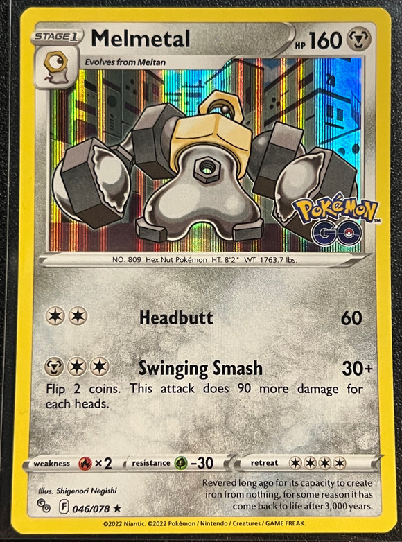 Melmetal - Pokemon GO Holo Foil Rare #046/078
