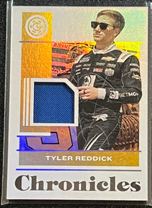 Tyler Reddick - 2022 Panini Chronicles Racing -RACE-WORN/USED PATCH #CS-TR