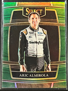 Aric Almirola - 2022 Panini Chronicles Select Racing GREEN PARALLEL #3