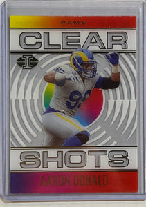 Aaron Donald - 2021 Panini Illusions Football CLEAR SHOTS #CS-4