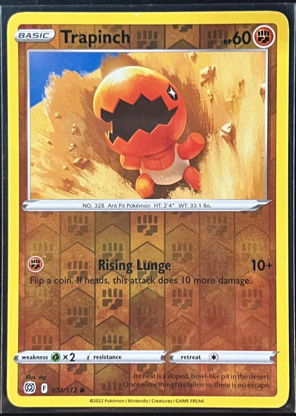 Trapinch - Pokemon Brilliant Stars Reverse Holo #074/172